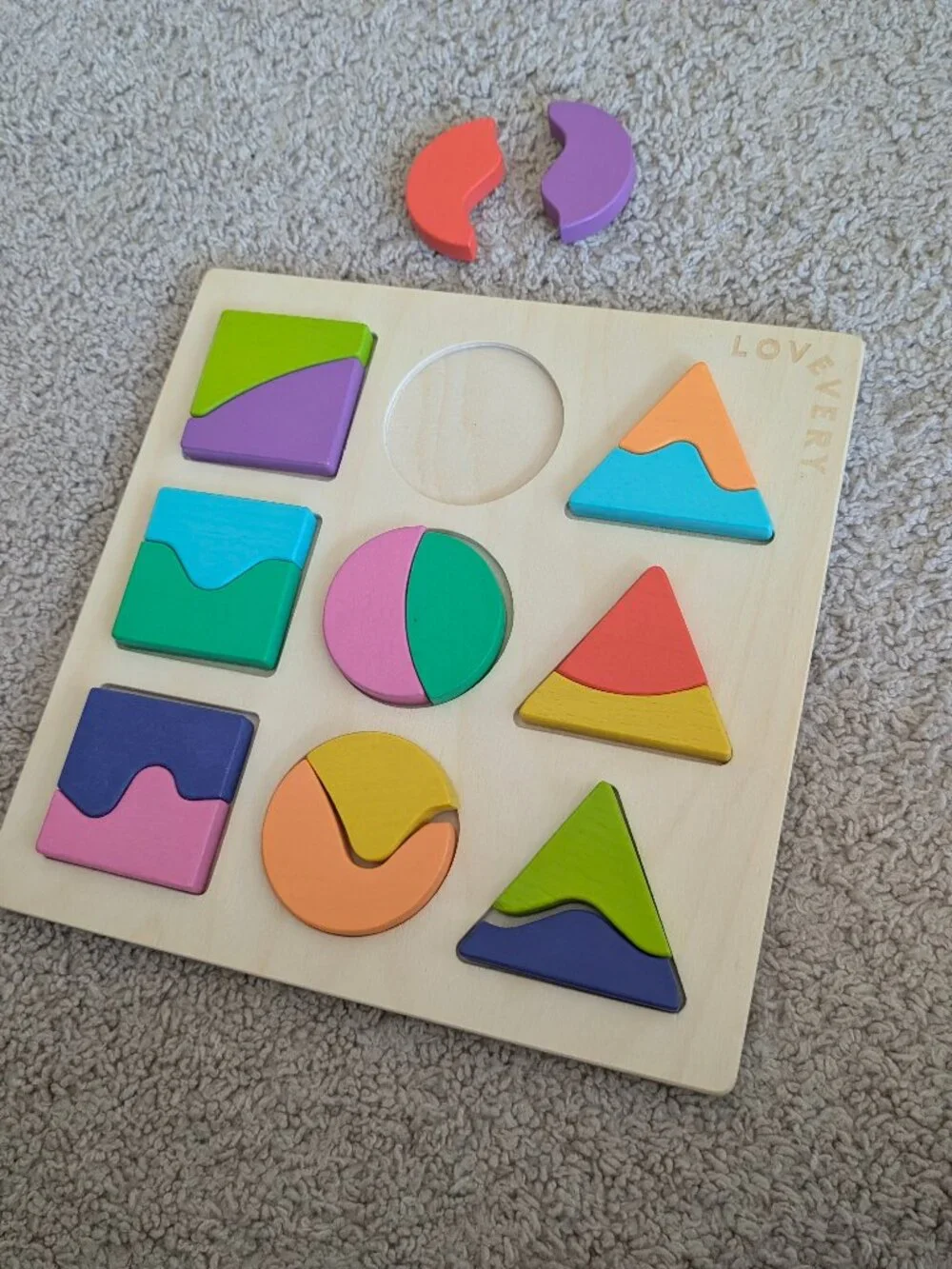 Lovevery Land and Sky Two Part Puzzle